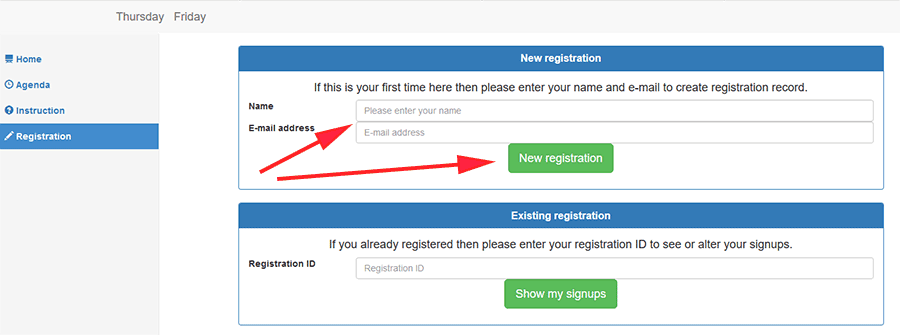 Registration